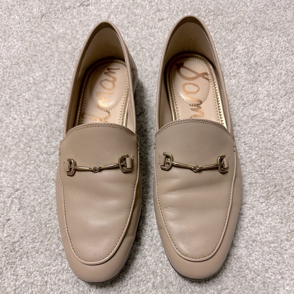 Sam Edelman Loraine loafers, Soft Beige, Size 7.5